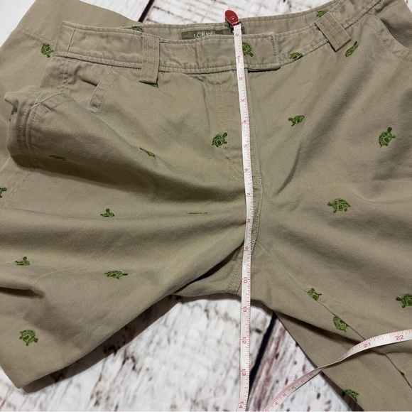 J.CREW Chinos cropped/capri pants khaki 100%cotton size 2 GUC - Picture 15 of 15